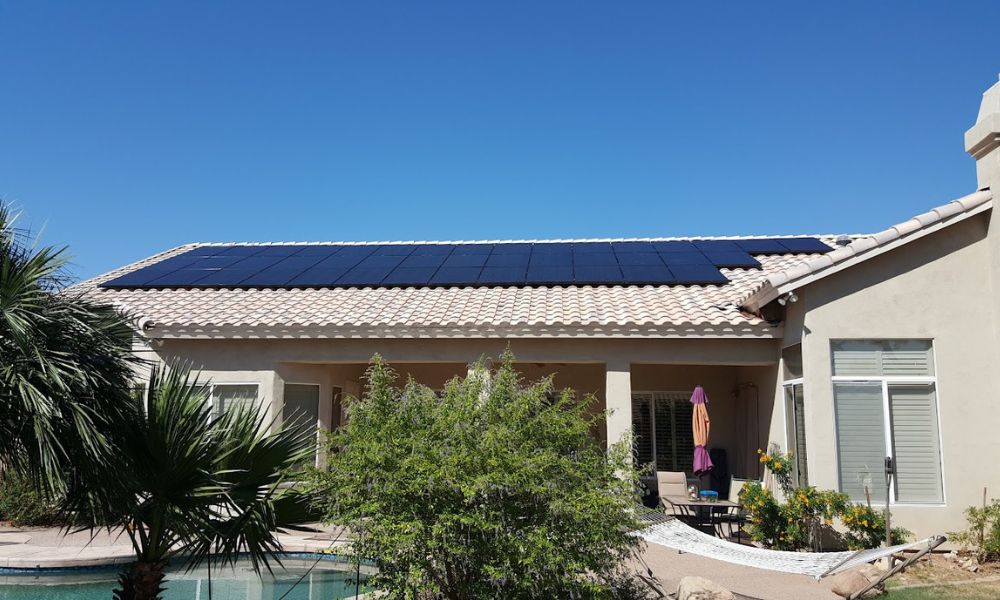 Solar Panels On a Home