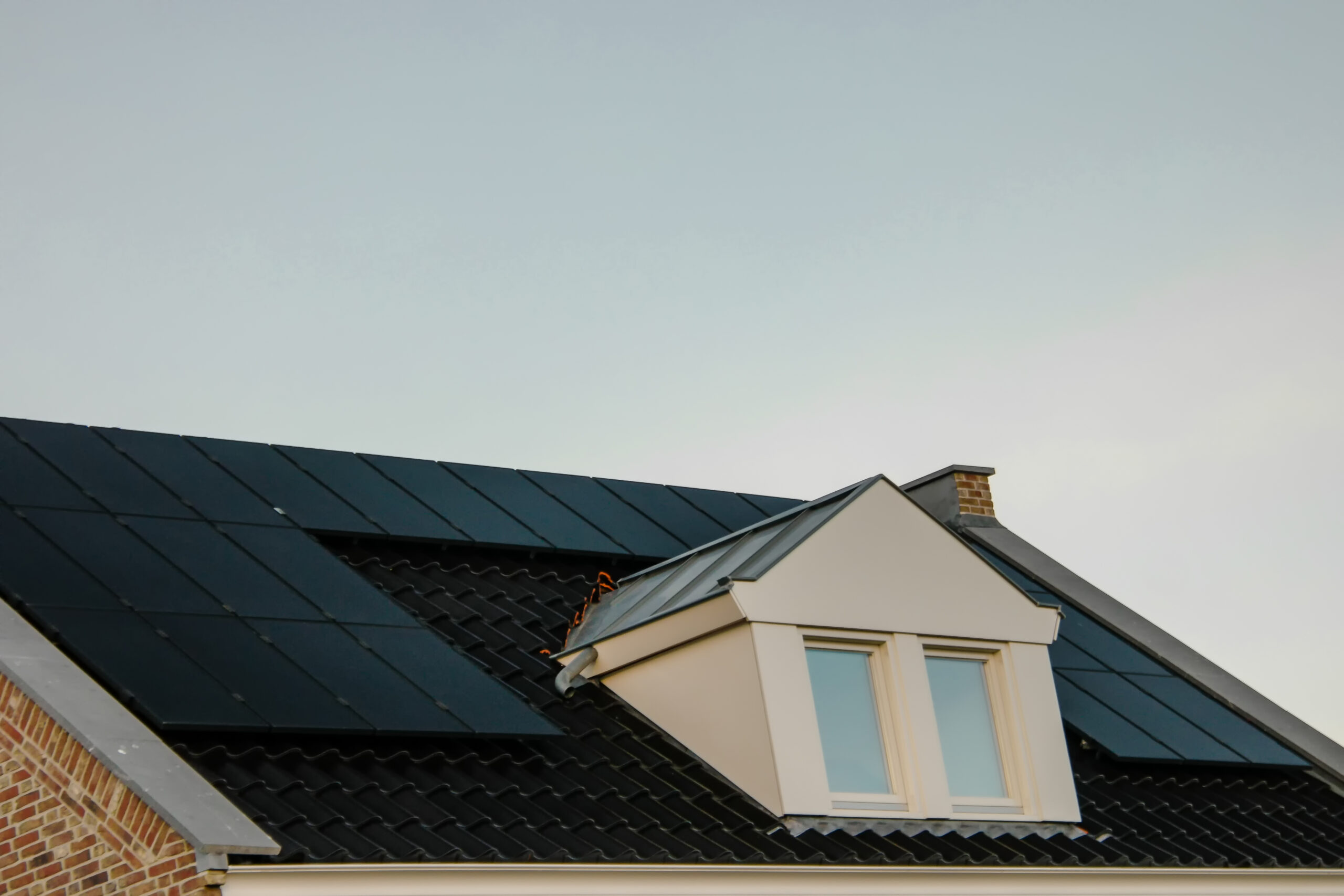 Solar Panels On A House